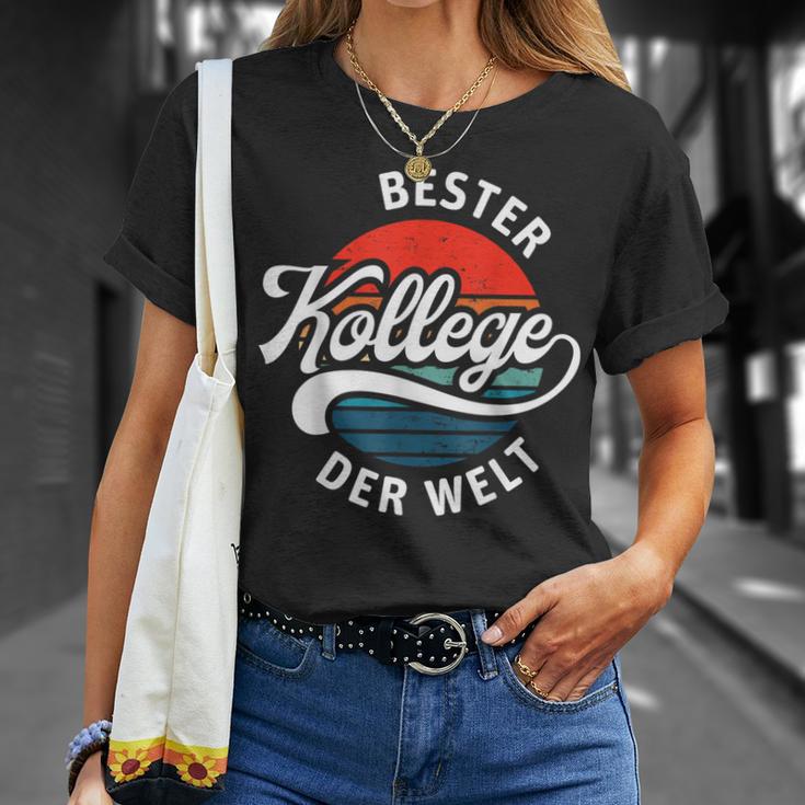 Bester Kollege Der Welt For Leaving Or Anniversary T-Shirt Geschenke für Sie