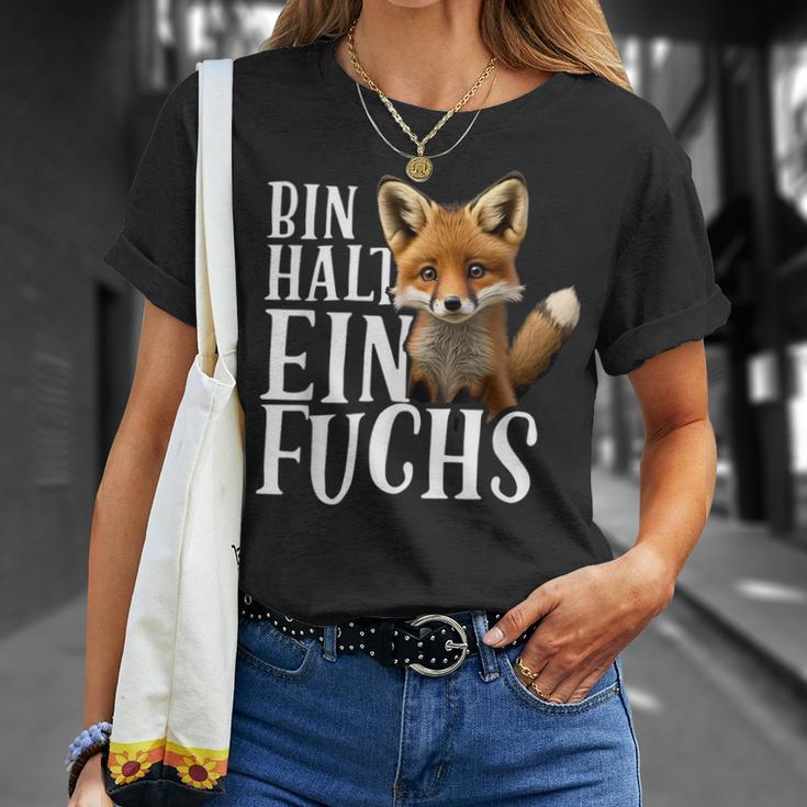 Bin Halt Ein Fuchs Fuchs Lieberhalter Statement T-Shirt Geschenke für Sie