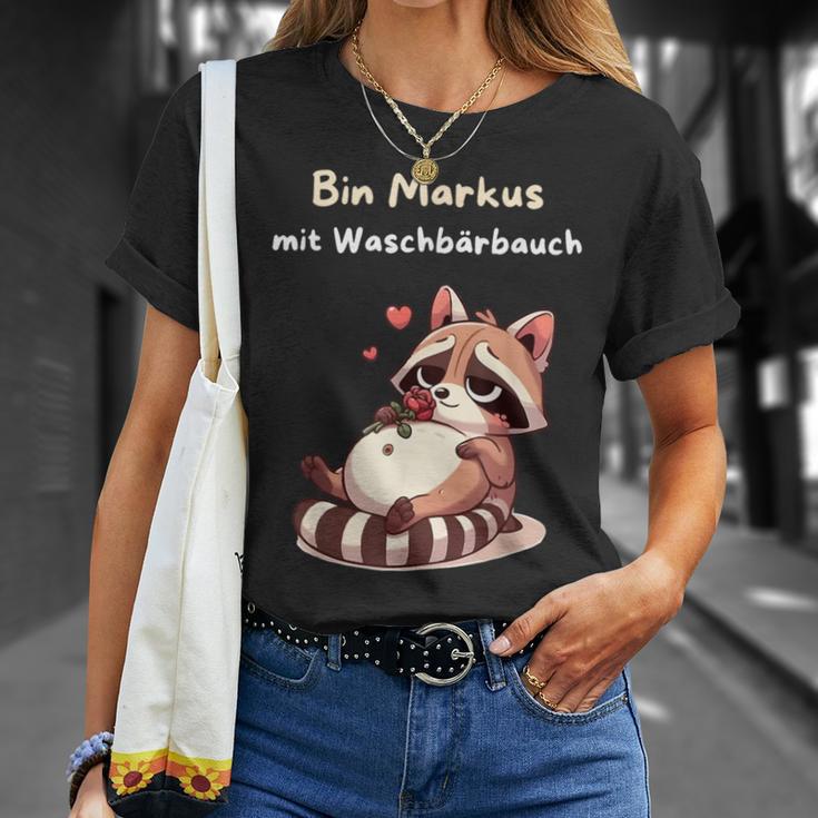 Bin Markus With Wash-Bärbauch T-Shirt Geschenke für Sie