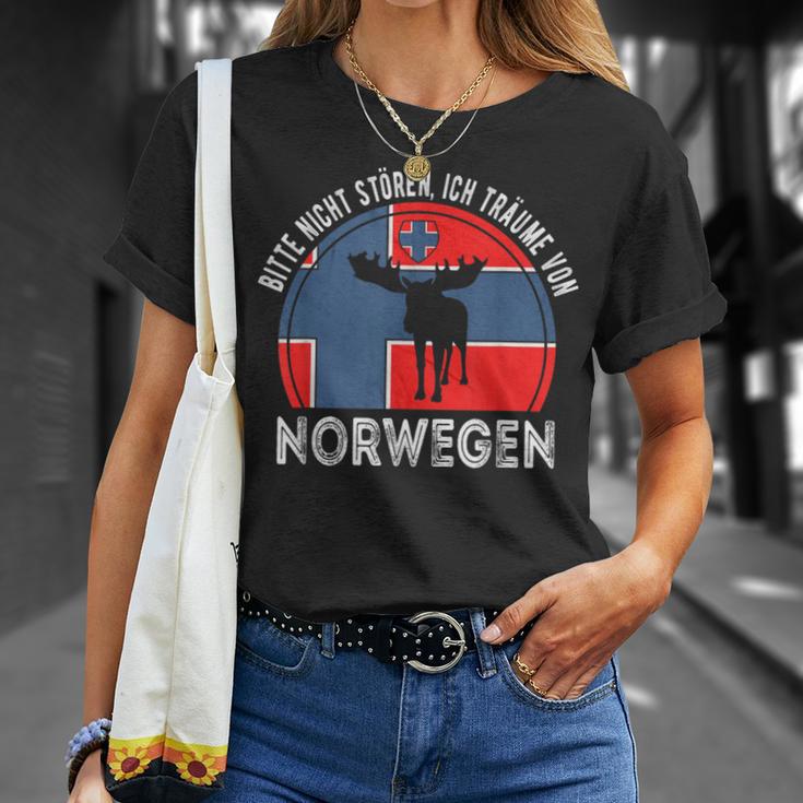 Bitte Nicht Stören Ich Träumeon Norwegian T-Shirt Geschenke für Sie