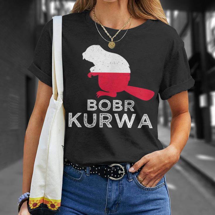 Bobr Kurwa Beaver Bober Bobr Polish Beaver Meme T-Shirt Geschenke für Sie