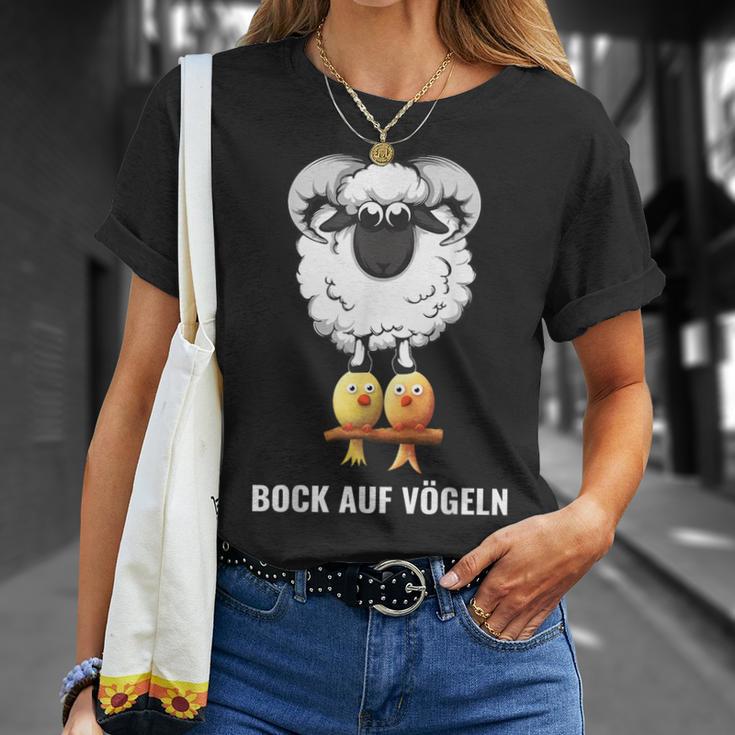 Bock Aufogelgeln Berideutig Sheep Bird Sheep T-Shirt Geschenke für Sie