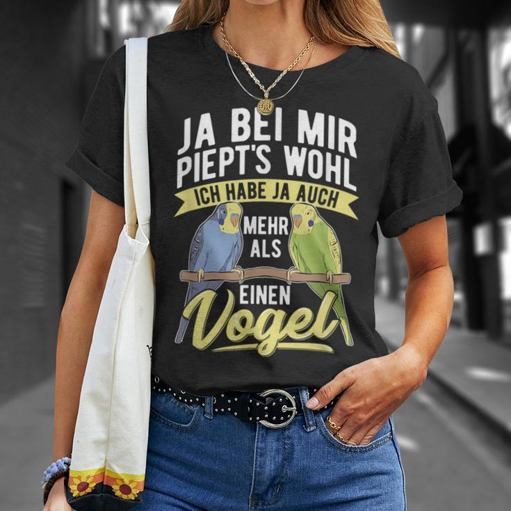 Budgie Ja Bei Mir Piept's Bird T-Shirt Geschenke für Sie