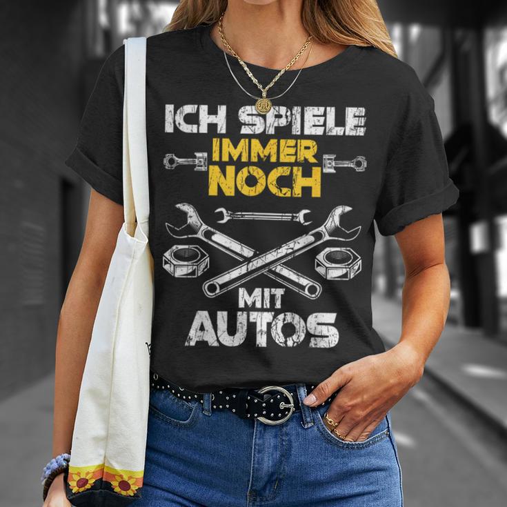 Car Mechanic Ich Spiel Noch Mit Autos T-Shirt Geschenke für Sie