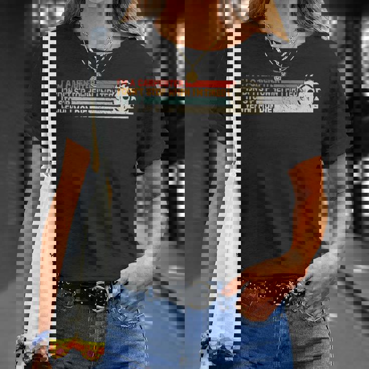 Carpinteros Carpinteros Para Hombres Retro Madera De Carpintero Para Hombres Camiseta unisex Regalos para ella