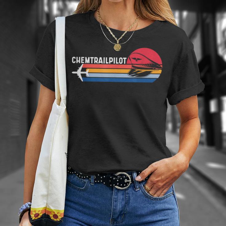 Chemtrails Uniform Chemtrailpilot Chemtrail Defense T-Shirt Geschenke für Sie