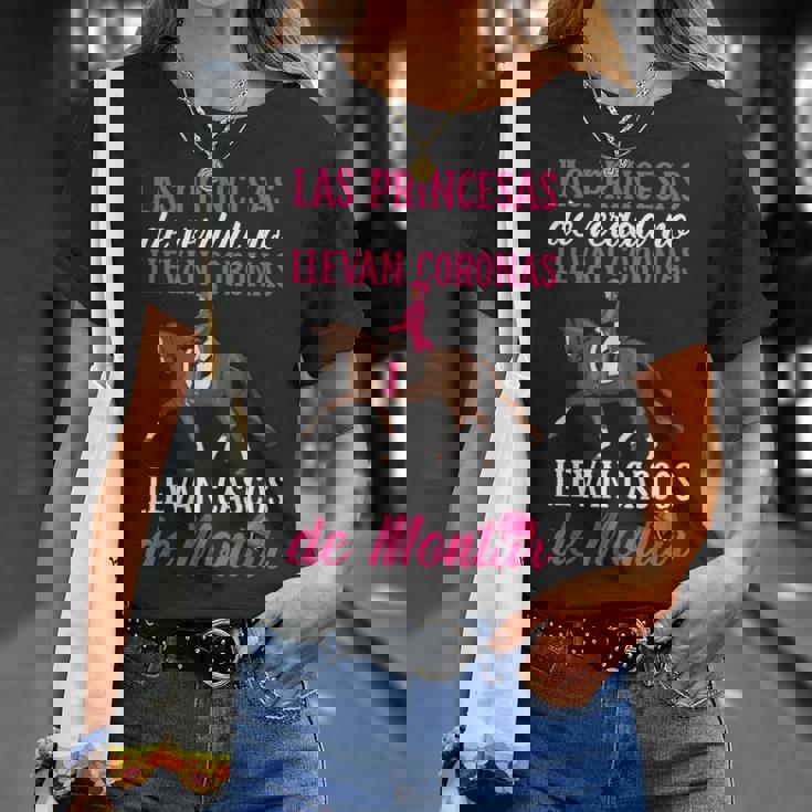 Chicas Caballos Equitación Caballo Montar Camiseta unisex Regalos para ella