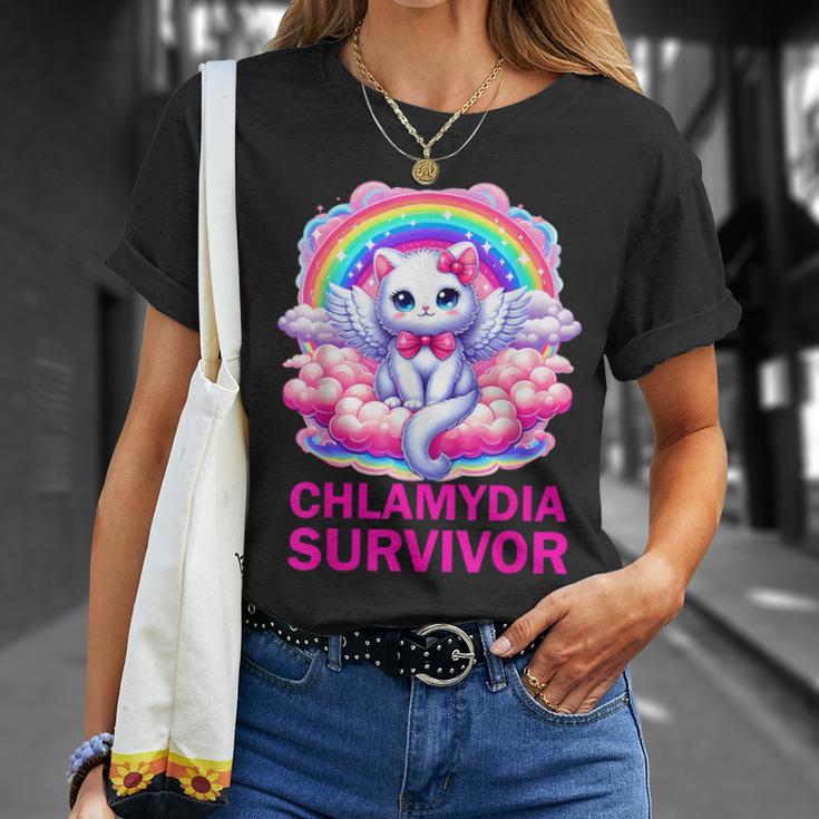 Chlamydia Survivor Chlamydien Std T-Shirt Geschenke für Sie