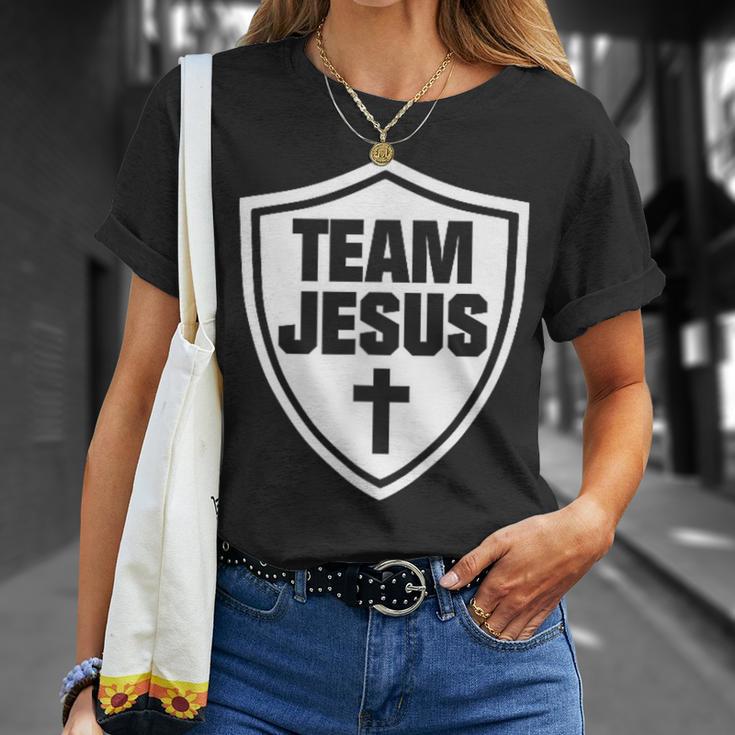 Christliches Team Jesus Mit Kreuz T-Shirt Geschenke für Sie