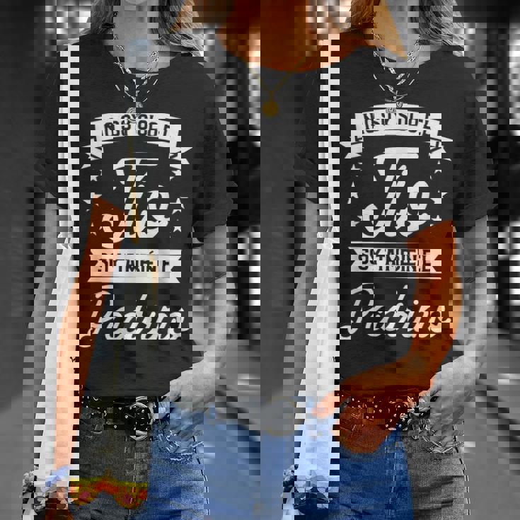 Cita Divertida De Bautizo Para Un Tío Padrino Camiseta unisex Regalos para ella
