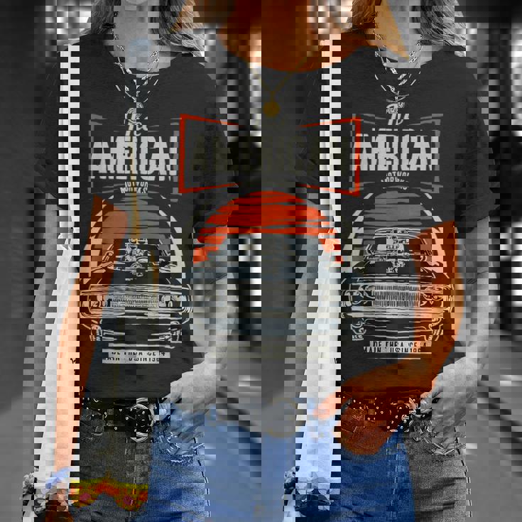 Clásica Americana Muscle Cars Camiseta unisex Regalos para ella