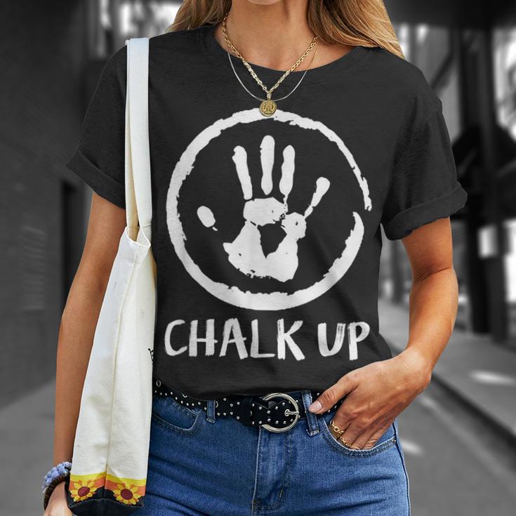 Climbing Chalk Up Chalk Bouldering T-Shirt Geschenke für Sie