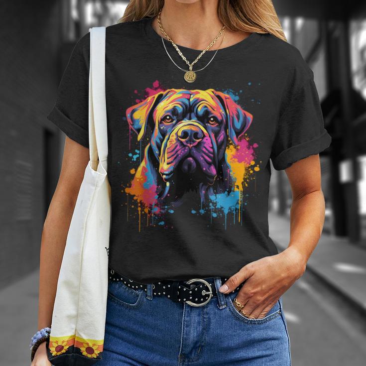 Colourful Cane Corso Dog T-Shirt Geschenke für Sie