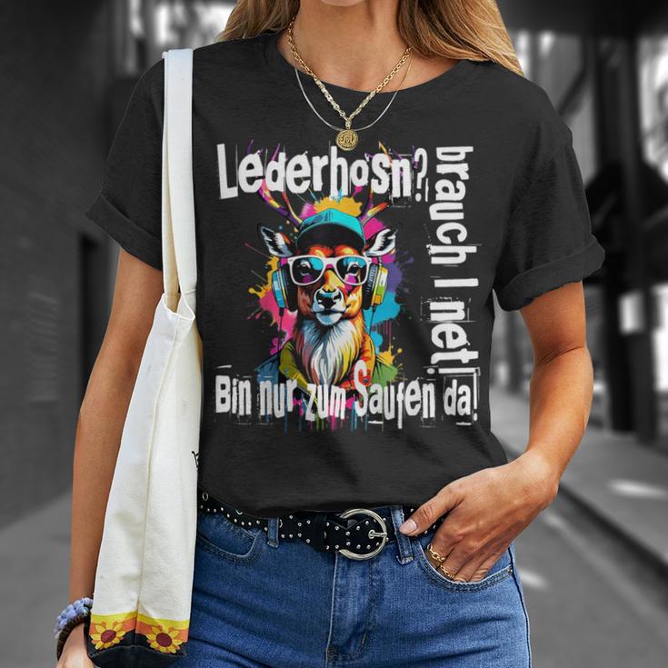 Cool Oktoberfest Motif Wiesn Lederhosn Brauche Ich NichtT-Shirt Geschenke für Sie