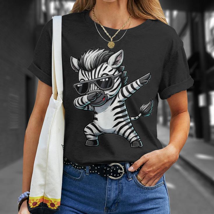 Dabbing Zebra Zebra On Dabben Zebra T-Shirt Geschenke für Sie