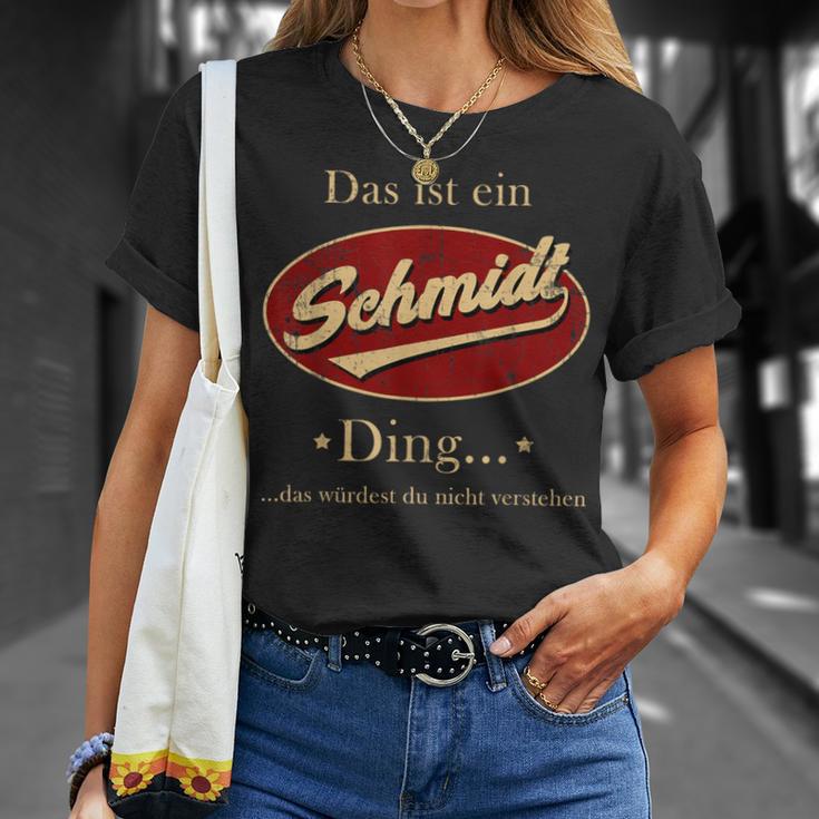 Das Ist Ein Schmidt Ding Family T-Shirt Geschenke für Sie