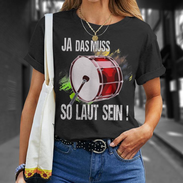 Das Muss So Laut Sein-Drummer Percussion T-Shirt Geschenke für Sie