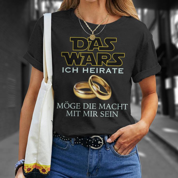 Das Wars Junggesellenabschied Jga Bachelor Man T-Shirt Geschenke für Sie