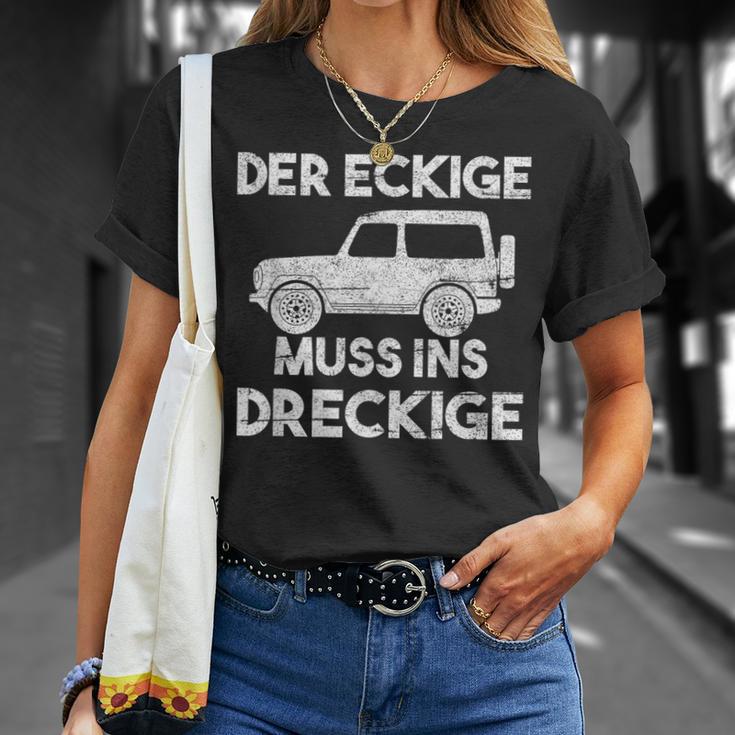 Der Eckige Muss Ins Dirckige Off-Road Off-Road T-Shirt Geschenke für Sie