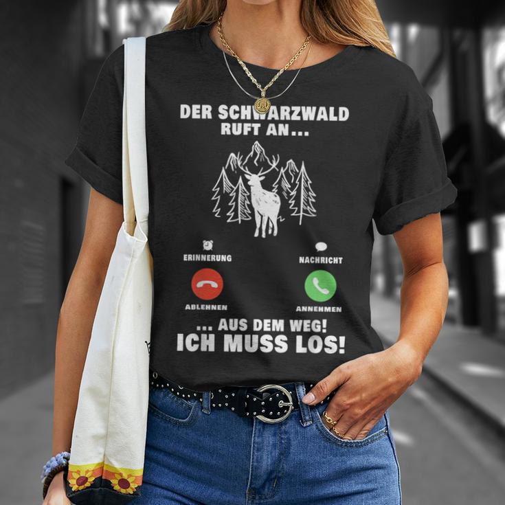 Der Schwarzwald Ruft An Schwarzwalder Call Bollenhut T-Shirt Geschenke für Sie