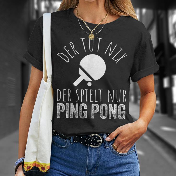 Der Tut Nix Der Spielt Nur Ping Pong T-Shirt Geschenke für Sie