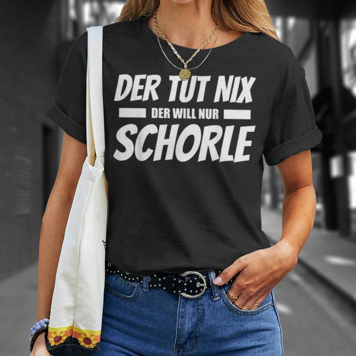 Der Tut Nix Der Will Nur Schorle Pfalz Pfälzer T-Shirt Geschenke für Sie