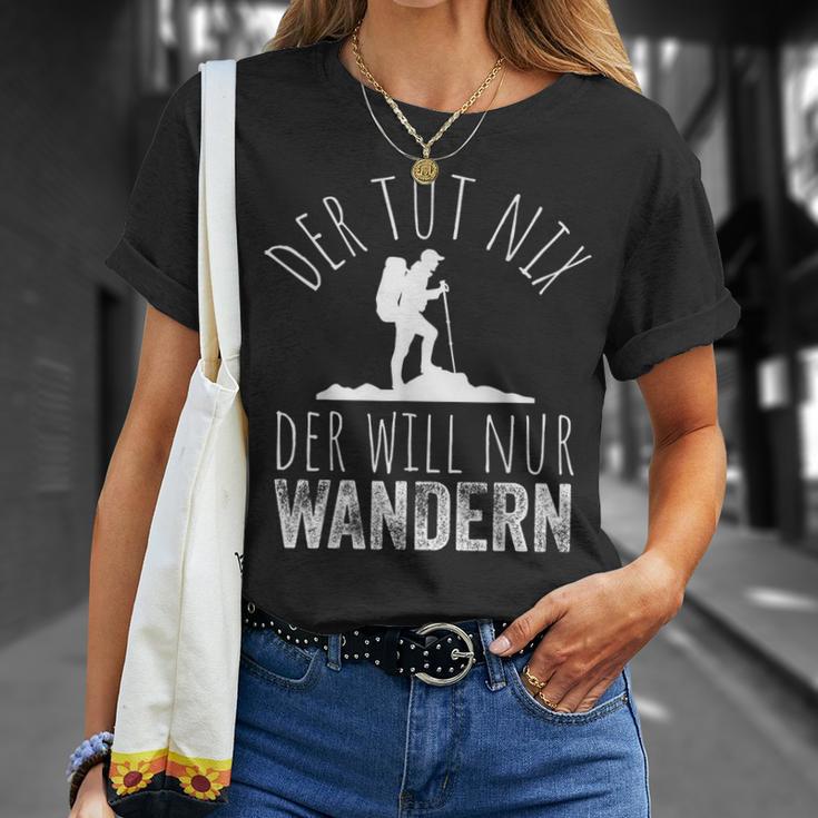 Der Tut Nix Der Willnur Wandern German Langu T-Shirt Geschenke für Sie