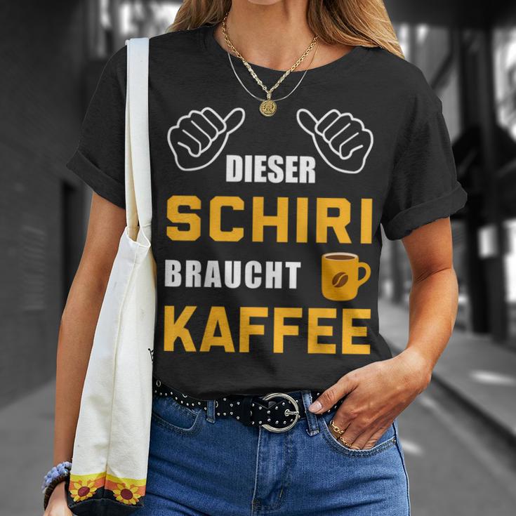 Dieser Schiri Needs Coffee Referee Referee Schiri T-Shirt Geschenke für Sie