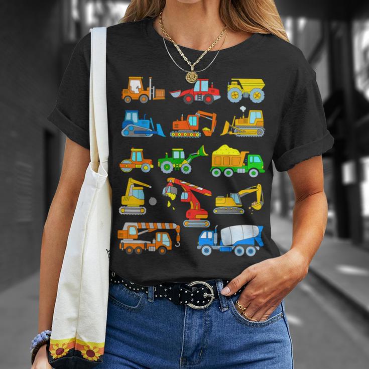 Digger Boy Fahrzeuge Baustelle Kinder T-Shirt Geschenke für Sie