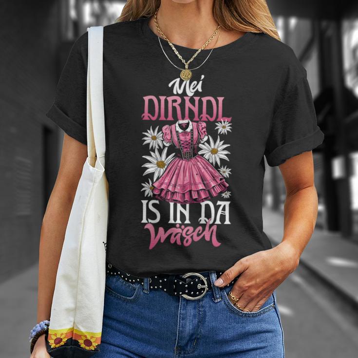 Dirndl Replacement Mei Dirndl Is In Da Wäsch Costume Costume T-Shirt Geschenke für Sie