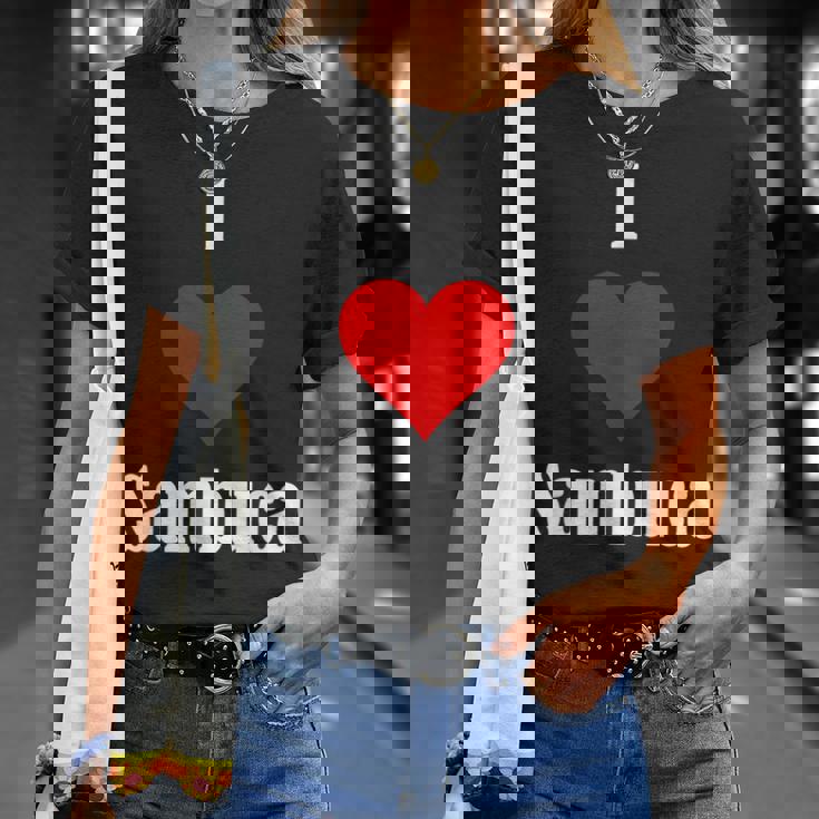 Divertente Idea Regalo Con Cuore Sambuca Maglietta Regalos para ella