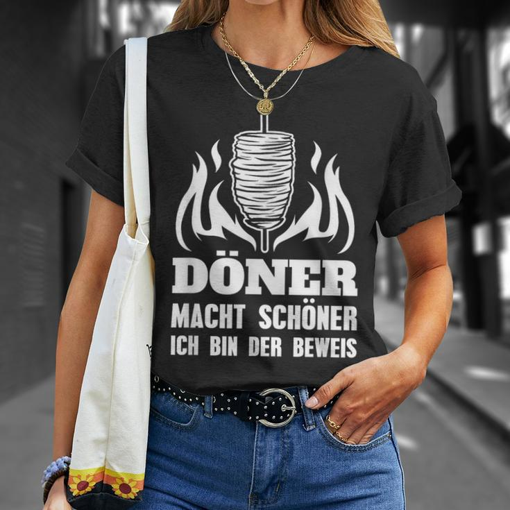 Doner Macht Schöner Ich Bin Der Beweis Kebab Snack T-Shirt Geschenke für Sie