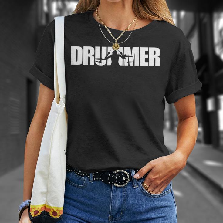 Drummer Drummer T-Shirt Geschenke für Sie