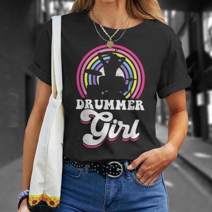 Drummer Girl Women's T-Shirt Geschenke für Sie