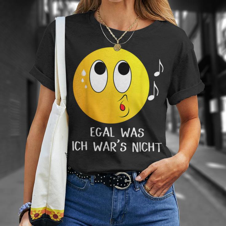 Egal Was Ich War's Nicht Witziger Lustiger Ich Nicht Spruch T-Shirt Geschenke für Sie