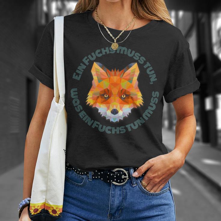 Ein Fuchs Muss Tun Was Ein Fuchs Tun Muss T-Shirt Geschenke für Sie