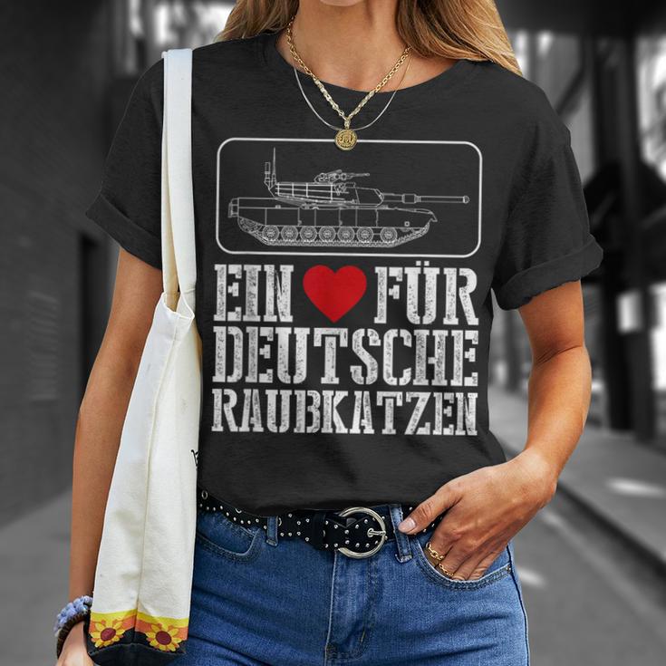 Ein Herz Für Deutsche Rraukwaren Tank Driver Military T-Shirt Geschenke für Sie