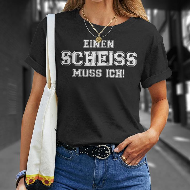 Ein Scheiss Muss Ich Muss Ich Sprücheom Hearzen T-Shirt Geschenke für Sie