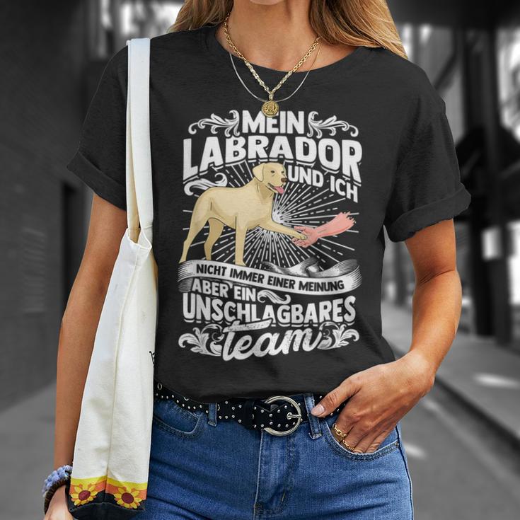 Ein Unbeatable Team Labbi Dog Holder Labrador T-Shirt Geschenke für Sie