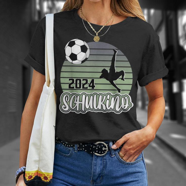 Einschulung Schulkind 2024 School Cone Boy Football T-Shirt Geschenke für Sie