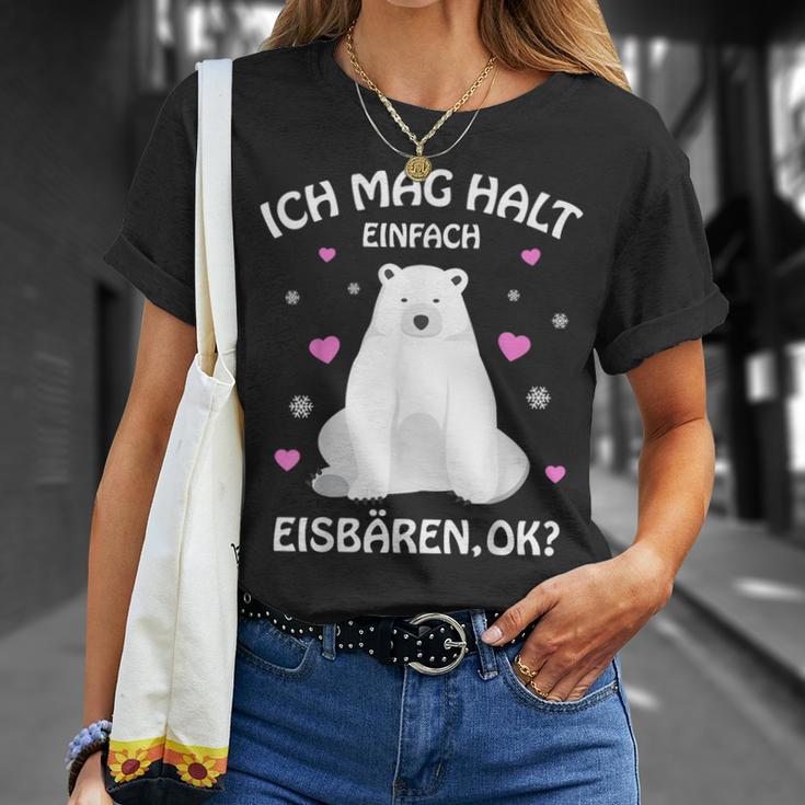 Eisbär Ich Mag Halt Polar Bears Children's Girls' T-Shirt Geschenke für Sie