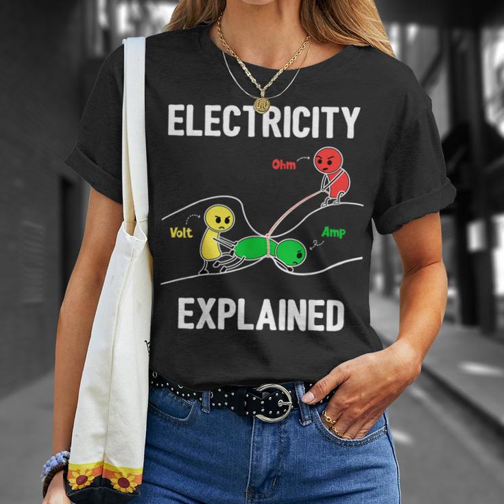 Electrician Ohmolt Amp Electrician T-Shirt Geschenke für Sie