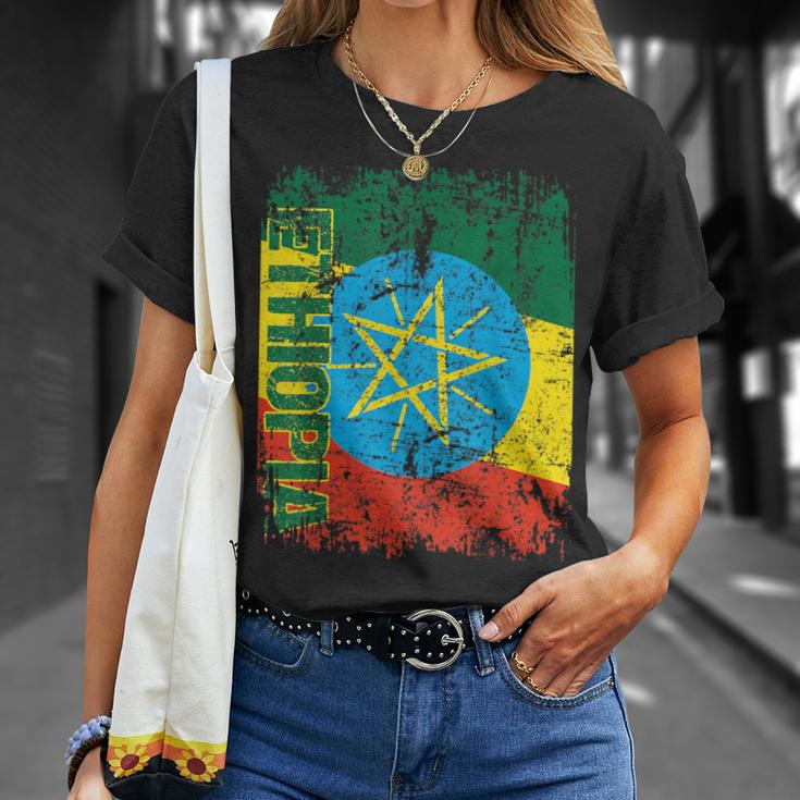 Ethiopia Flag Children T-Shirt Geschenke für Sie