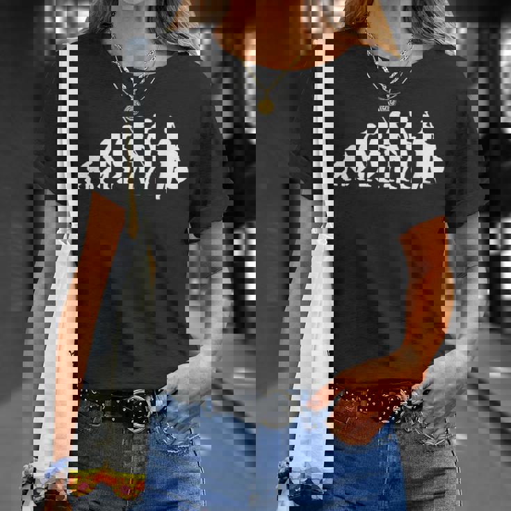 Evolution Contrabajo Decorativo Camiseta unisex Regalos para ella