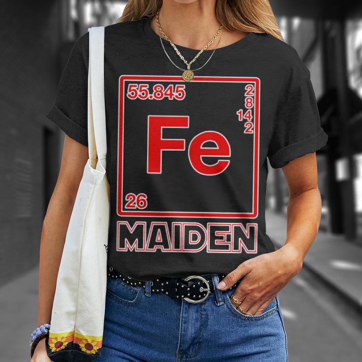 Fe Maiden Iron Parody On Iron Elements Fe T-Shirt Geschenke für Sie