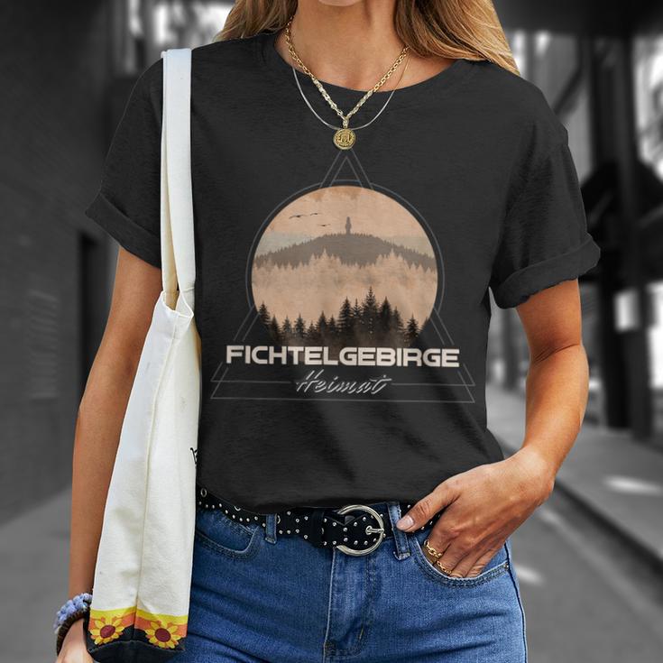 Fichtelgebirge Heimat Schneeberg Ochsenkopf Kösseine T-Shirt Geschenke für Sie