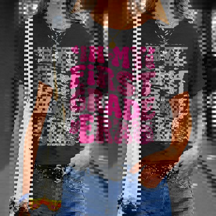 In My First Grade Era Teachers Back To School Girls T-Shirt Gifts for Her