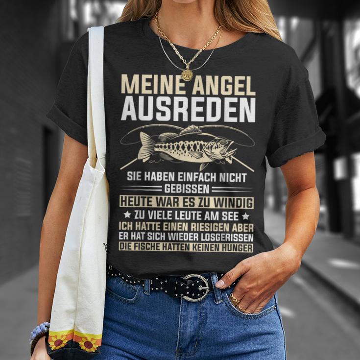 Fischer Fishing My Angel Excuses T-Shirt Geschenke für Sie