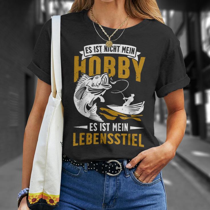 Fishing Ist Mein Lebenstiel Angeling Ist My Lebenstiel T-Shirt Geschenke für Sie