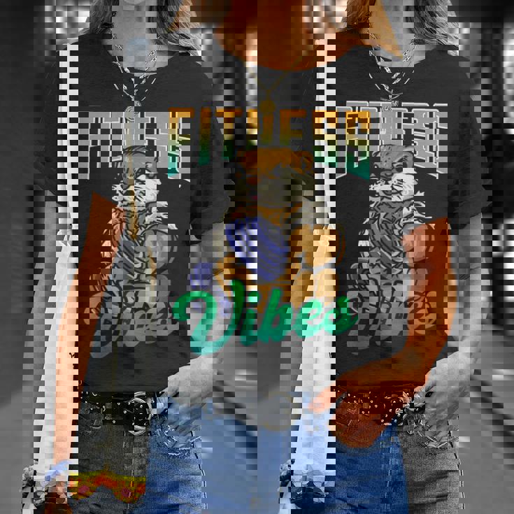 Fitnessibes Loutre Muscu Sport Animal Homme Cadeau T-Shirt Cadeauxyz